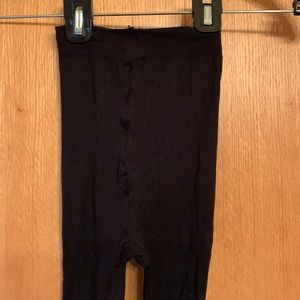 Black opaque tights hosiery pantyhose nylons barely worn great condition